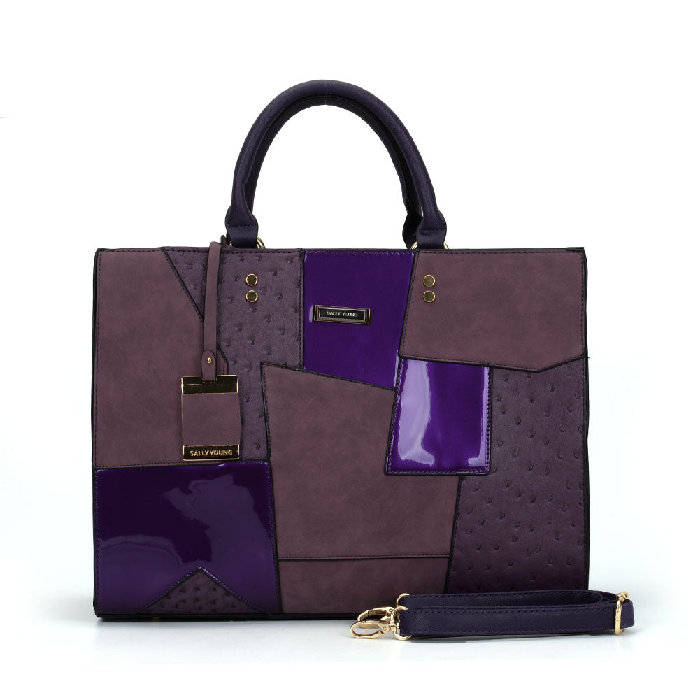 Wholesale PU Stitching Shoulder Bag